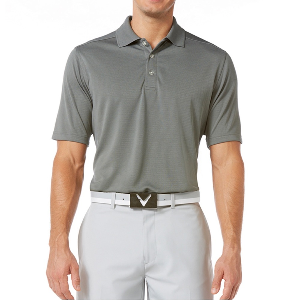 Callaway Men's Core Performance Polo - Grey Size Large